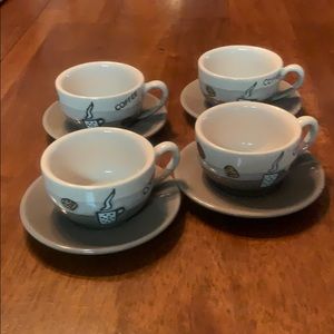 Espresso Demitasse cups by Bene Casa set of 4